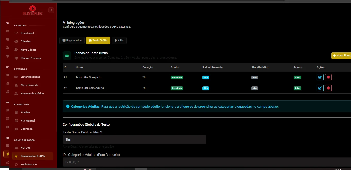 Xui Painel UI